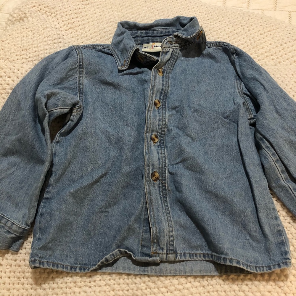 B.T. Kids 4T Denim Button Up